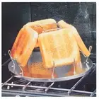 New 4 Slice Folding Camping Toaster For Gas Hob Cooker
