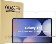[ProCase] 1 Pack Screen Protector for Galaxy Tab S10 Plus 2024/Tab S9 FE Plus/S9 Plus/S8 Plus/S7 FE/S7 Plus 12.4 inch 2023, Tempered Glass HD Clear Film Guard for Tablet SM-X820/X610/X810/X800/T730/T970