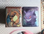 Charizard Fire Tin + Gengar Psychic Tin SEALED Combo Pokemon TCG
