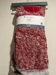 Koolaburra by UGG Carla Cable Knit Tree Skirt Red 54" NEW