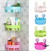 Bathroom Triangular Shower Caddy Shelf Corner Bath Storage Holder Rack Organizer