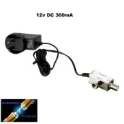 DOSS SM1203 DC Power Supply with F-Type Injector 12v 0.3amp