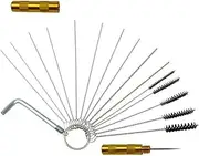 LIGHTAOTAO 1Set Sprayer Cleaning Kit with Brushes Needles Essential Paint Sprayer Cleaning Tools for All Types of Sprayers Easy to Use Portable Durable for Airbrush