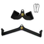 LAT Pulldown Attachment,Back Tricep Bar Strength Training,Handle Grips LAT