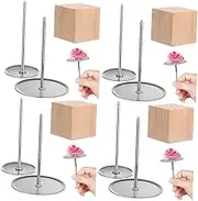 MOTHNUR 1 Set Cake Flower Nails with Holders for Icing Flowers Decoration Essential Kitchen Utensils for Cake Decorating and Creating Beautiful Floral Designs