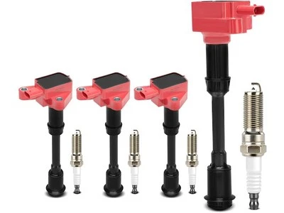Ignition Coil Set with Spark Plugs For 2014-2019 Ford Fiesta HP541HX (for: Ford)