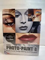 RARE 1998 Corel Photo-Paint 8 Upgrade - BRAND NEW FACTORY SEALED!