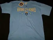 Majestic Men's Cooperstown Collection Kansas City Royals Shirt NWT Large