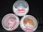 3 x Zuru Toys Pets Alive Hamsters Mania Blue Pink Orange New Sealed