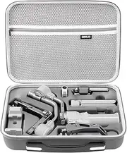 Portable PU Waterproof Carrying Case with Shoulder Strap for DJI Ronin RS 4 Mini Gimbal Stabilizer & Accessories - Ideal Travel Companion for RS 4 Mini