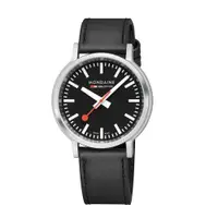 在飛比找ETMall東森購物網優惠-MONDAINE 瑞士國鐵stop2go 男士腕錶 – 黑面