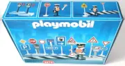 Playmobil 3273 Police with Traffic Signs Crosswalk City Stop Road NEW SEALED