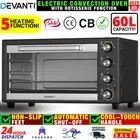 Portable Convection Oven Electric Rotisserie Benchtop Toaster Grill Hotplates