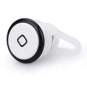 Smallest Wireless Bluetooth Mini Headset Earphone For iPhone Tablet Samsung - Black + White