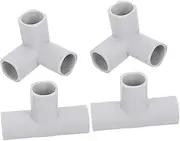 KOMBIUDA 4Pcs Playpen Connector Kit T Shaped for Indoor Outdoor Use Secure Fit for Safety Fences and Playpens Expandable Design for Flexible Setup