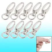 9 Pcs Trigger Hooks Lobster Swivel Clasps for Keychain Keyring