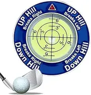 Green Reader Golf - Boost Your Golf Scores Zinc Alloy Golf Ball Markers | Improved Putting Skills Double-Side Level Head Golf Marker | Bubble Green Reader for Golf
