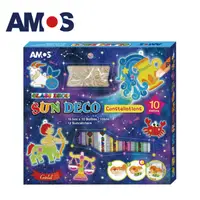 在飛比找PChome24h購物優惠-韓國AMOS 10色星座主題壓克力模型板DIY玻璃彩繪組
