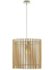 [Lexi Lighting] Bree Bamboo Pendant Light in Natural