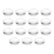 Diameter 35mm Flat Convex Lens, 15 Pcs Height 8mm Acrylic Optical Lens