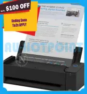 RICOH ScanSnap ix1300 BLACK A4 Document Duplex Scanner ADF 30PPM Compact,Receipt