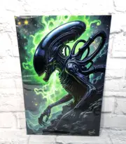ALIENS XENOMORPH 11x17 "Midnight on LV-426" Art Print Poster Signed COA LE 11/25