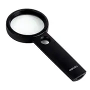 2Pcs 9091 Racket Magnifier Medium Diameter 60mm 3 Times Magnification Assisted By 6 Times Magnification