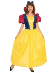 RUBIE'S DELUXE CLASSIC STORYBOOK SNOW WHITE ADULT COSTUME SIZE STANDARD 15069
