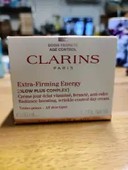 Clarins Extra Firming Energy Glow Plus Complex Wrinkle Control Day Cream 1.7oz