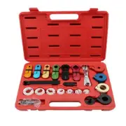 Car Fuel Air Conditioning Line Cooler Master Quick Disconnect Set A/C Tool 22Pcs (for: MG)