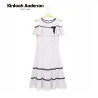 在飛比找momo購物網優惠-【Kinloch Anderson】金安德森女裝 甜美小露肩