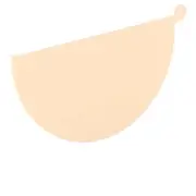 VIC NEW Stratco Half Round Gutter Stop End Smooth Cream