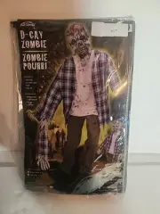 Decay Rotten Zombie KIDS MEDIUM 8-10 Costume Cosplay 3pc With Detachable Arm