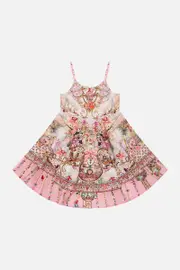 KIDS ROUND NECK TIERED DRESS 12-14 MINNIE MOUSE MAGIC