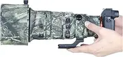 CHASING BIRDS Camouflage Waterproof Lens Coat for Sigma 500mm F5.6 DG DN OS Rainproof Lens Protective Cover (Pine Camouflage)