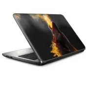 Universal Laptop Skins wrap for 15" - Wolf howling at Moon