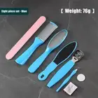 8/10pcs Manicure Foot Pedicure Kit Rasp File Remover Scraper Nail Care Tool _ga