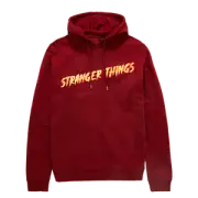 Stranger Things Alternative Logo Hoodie - Burgundy