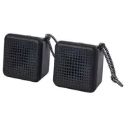 VAPPEBY bluetooth speakers, black/set of 2 waterproof