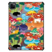 iPad Pro 11-inch (3rd/4th gen) iPad Impact Case Cats in Mushroom Forest