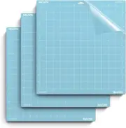 Light Grip Cutting Mat for Cricut Maker/Explore 3/Air 2/Air/One (12X12 Inch,3Pac