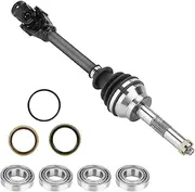 Chabushi Front CV Axle Shaft & Wheel Bearing Kit for Polaris Sportsman 400 500, Magnum 325 2000-2002, Big Boss 500 6x6 1998 1999, Xpedition 325 2000-2002