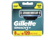 Gillette Mach 3+ Cartridges 8 Pack