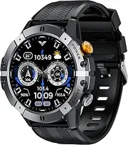 [Ocs & Aps Australia] OCS & APS Smart Watch for Men & Women with 1.52" TFT Display & Built-in Fitness | Low Power Consumption | Bluetooth Music & Call | IP68 30m Waterproof | iOS and Android Compatible - Midnight Black