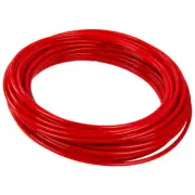 Hard Red Color-Coded Tube for Chemicals Inner 2 mm Outer Dia 4 mm - 25 ft