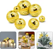 7PCS Disco Ball Cake Topper, 4 Sizes Disco Ball Cake Decorations, Disco Cake Top