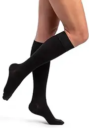 SIGVARIS Women’s DYNAVEN Closed Toe Calf-High Socks 30-40mmHg