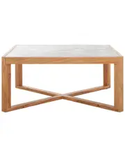 Safavieh Couture Bernardi Marble Top Coffee Table