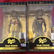 Funko Gold NBA Trae Young Atlanta Hawks Vinyl Figure Set Of 2
