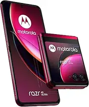 [Motorola] RAZR 40 Ultra 5G Dual 512GB 12GB RAM Unlocked (GSM Only | No CDMA - not Compatible with Verizon/Sprint) Global, NGP Wireless Charger Included – Red